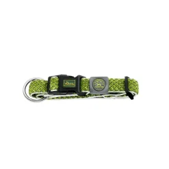Hunter hunde halsbånd Hilo Lime XL - justerbart hundehalsbånd (45-70 cm, B 3,8 cm)