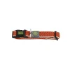 Hunter hunde halsbånd Hilo Orange M-L - justerbart hundehalsbånd (33-50 cm, B 2,5 cm)