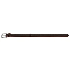 Hunter Hundehalsbånd læder Canada Elg Str.45 Sort/Cognac - 33-39 cm
