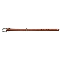 Hunter Hundehalsbånd læder Canada Elg Str.40 Cognac/Sort - 29-35 cm