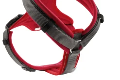 Hunter hundesele Maldon Rød og Grå S-M længde 46-82 cm 2,0 cm - fleksibel og stabil pasform