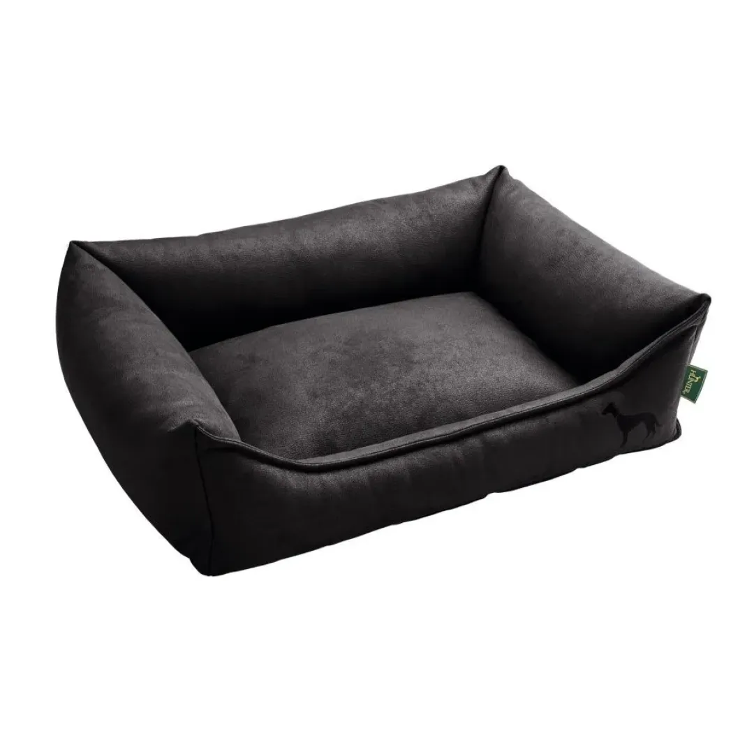Hunter hundeseng Bologna Large 90 x 70 cm Sort