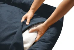 Hunter hundeseng Eiby L 100x70 cm Blå
