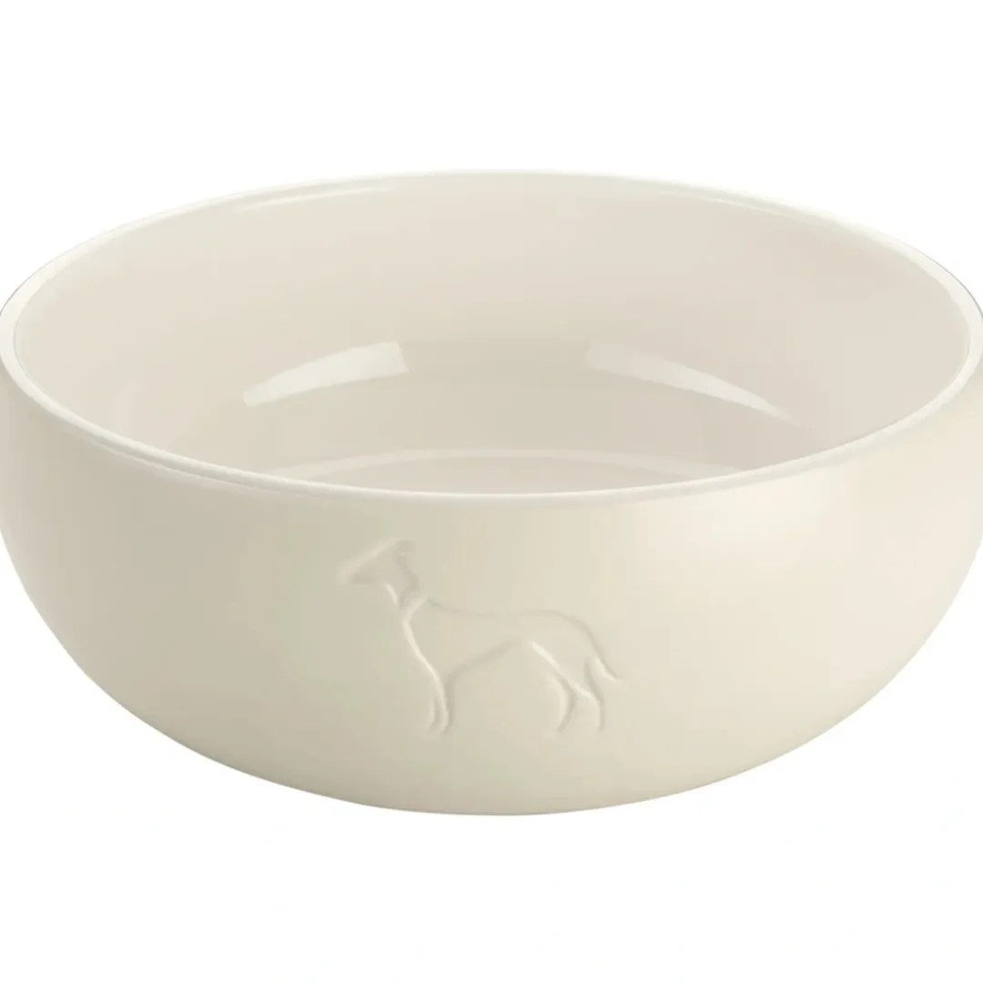 Hunter keramik Lund hunde skål 1500 ml Beige