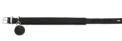 Hunter Larvik Comfort 50 Sort Hundehalsbånd - justerbart hundehalsbånd (35 - 42 cm, B 2,8