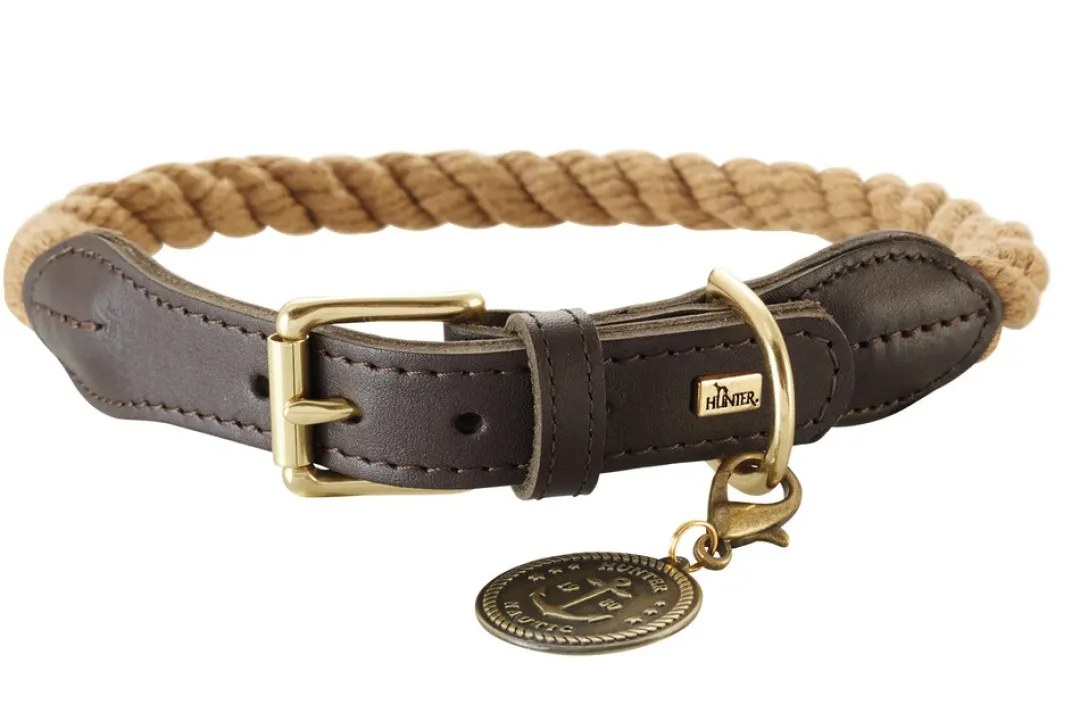 Hunter List Reb Halsbånd L Beige - 60-68 cm