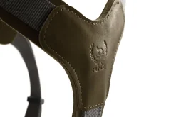 Hunter Mixed Aalborg læder hundesele XS-S grøn/grå hals 40-50 cm - komfort og kvalitet
