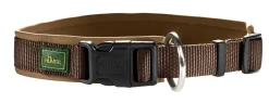 Hunter Neopren hundehalsbånd brun 60 cm - 55-60 cm indstilling