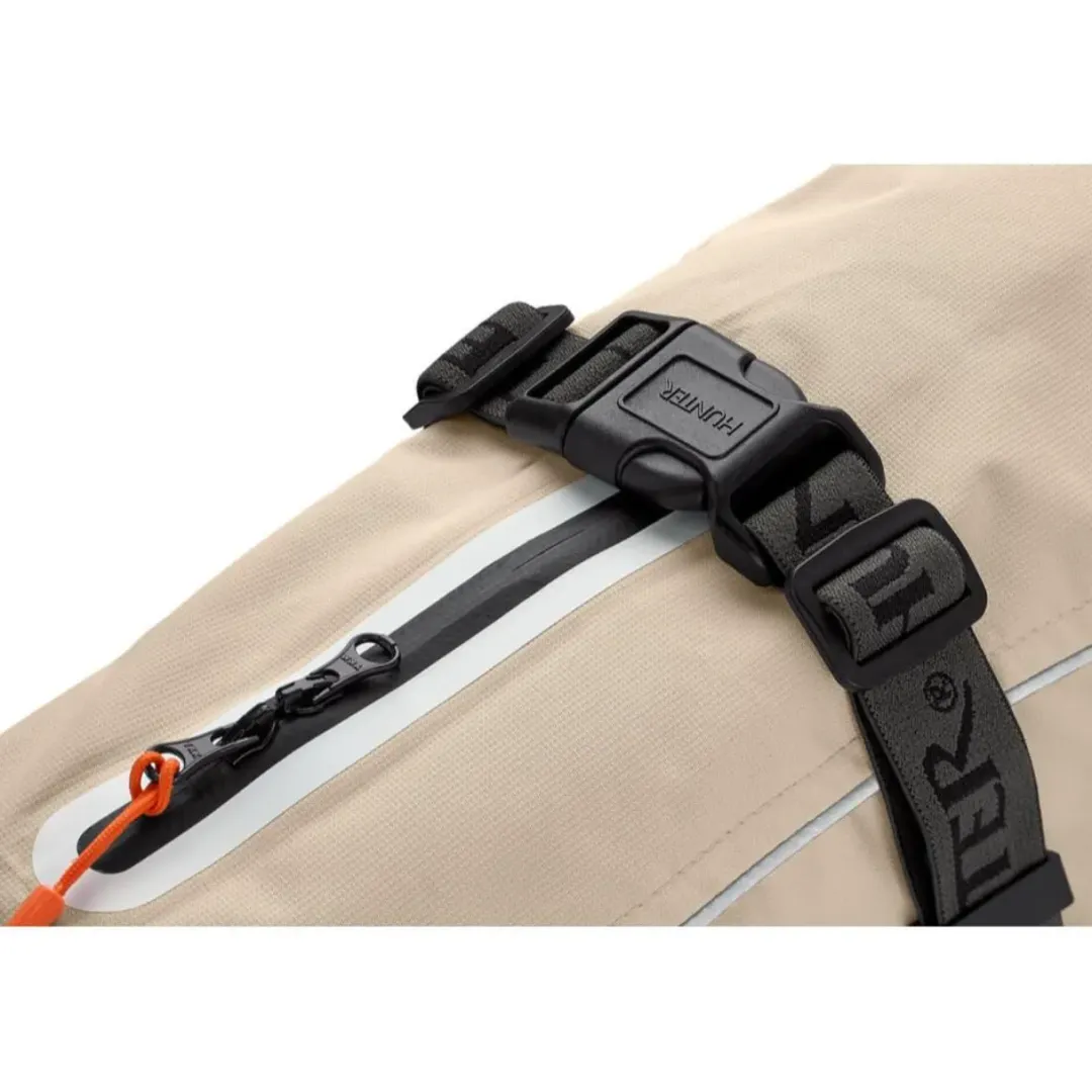 Hunter Nordby hundefrakke str 30 creme