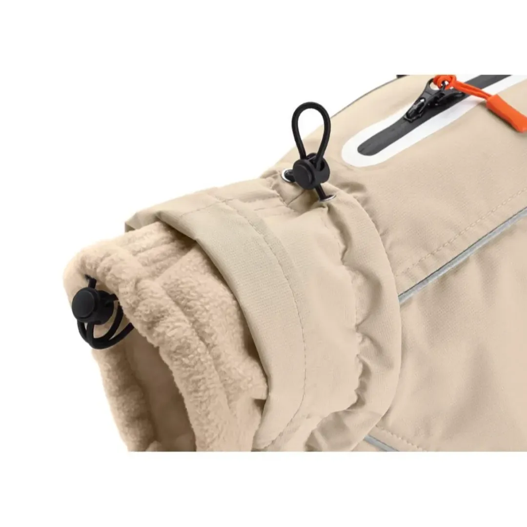 Hunter Nordby hundefrakke str 30 creme
