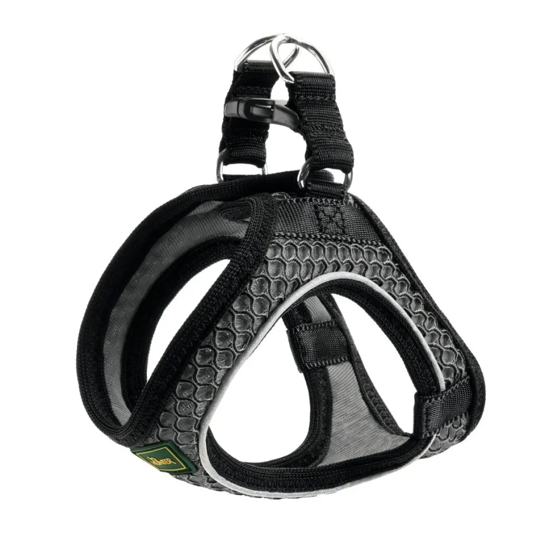 Hunter NY Hilo Comfort hundesele M antracitgrå just mave 58-65 cm - Let og komfortabel pasform