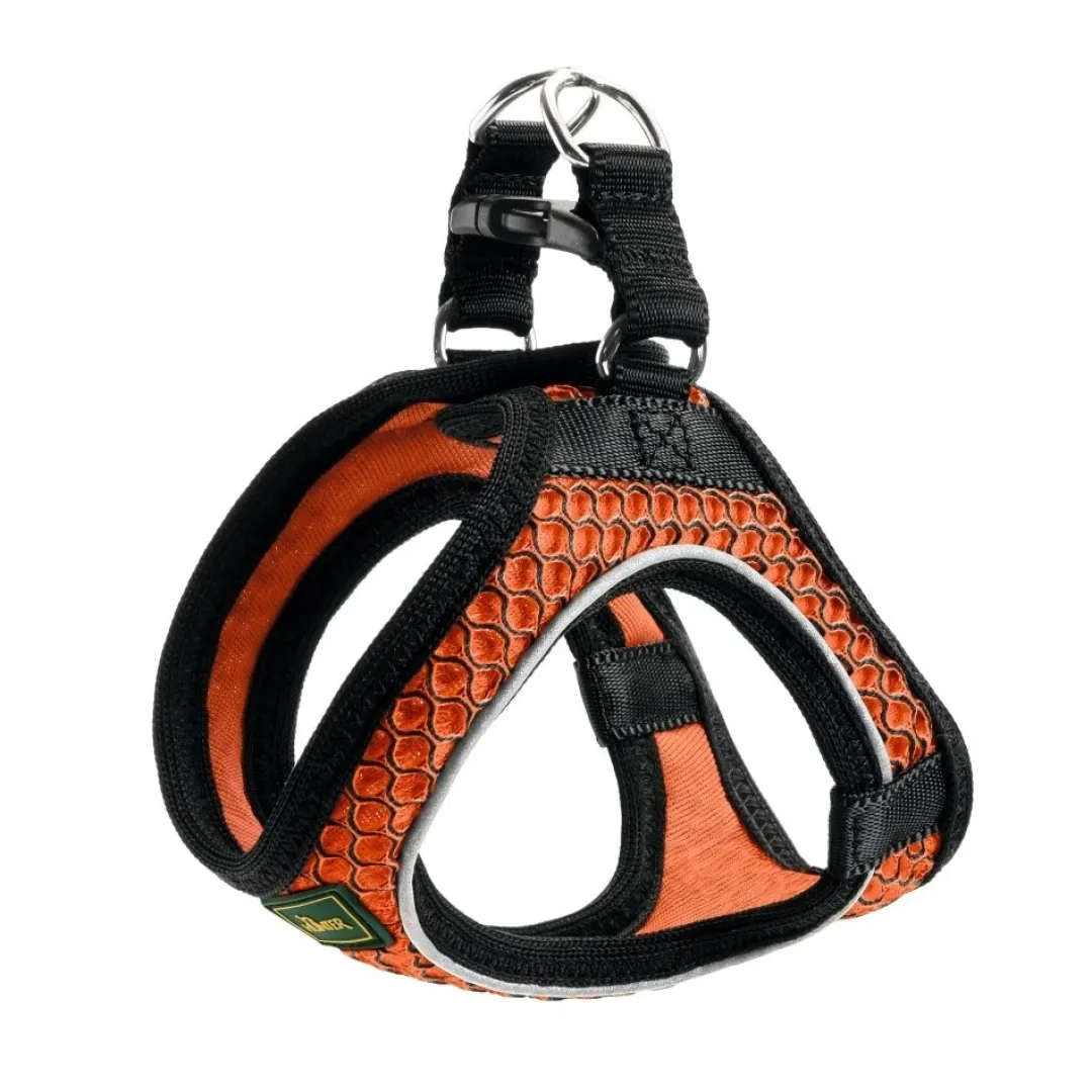 Hunter NY Hilo Comfort hundesele XS orange just mave 36-40 cm - Let og komfortabel pasform