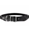 Hunter Rundsyet Elg 45 halsbånd Sort - justering 38-42 cm og skånsom komfort