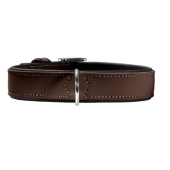 Hunter Softie hundehalsbånd brun 40 cm - 28-34 cm indstilling