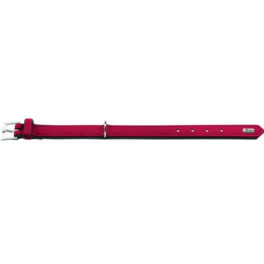 Hunter Softie hundehalsbånd 55 cm rød - 42-50 cm indstilling