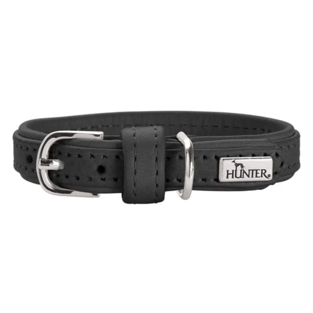 Hunter Soho Mini Hundehalsbånd Sort 20-24 cm