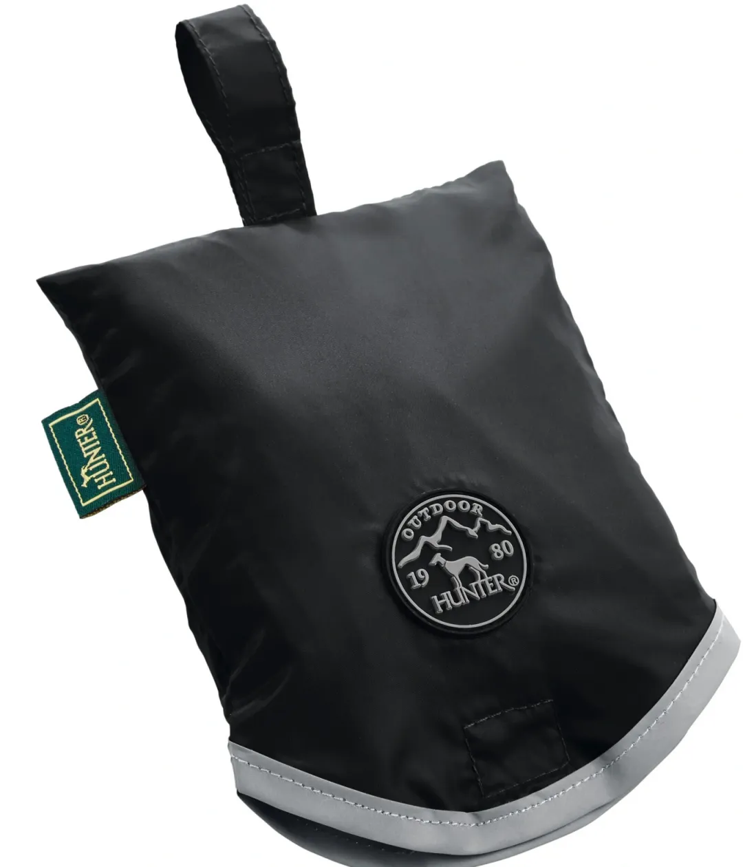 Hunter Uppsala Regnfrakke i Sort 35 cm