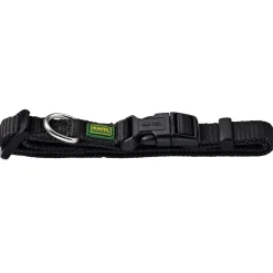 Hunter Vario Basic Halsbånd Sort S 22-35 cm - Komfortabelt nylonhalsbånd