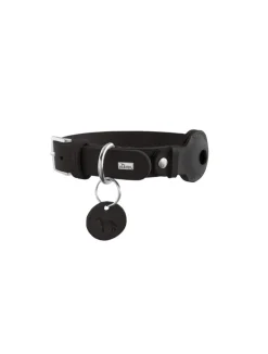 Hunter Viborg AirTag Halsbånd Sort M 55 - Justerbar 42-48 cm