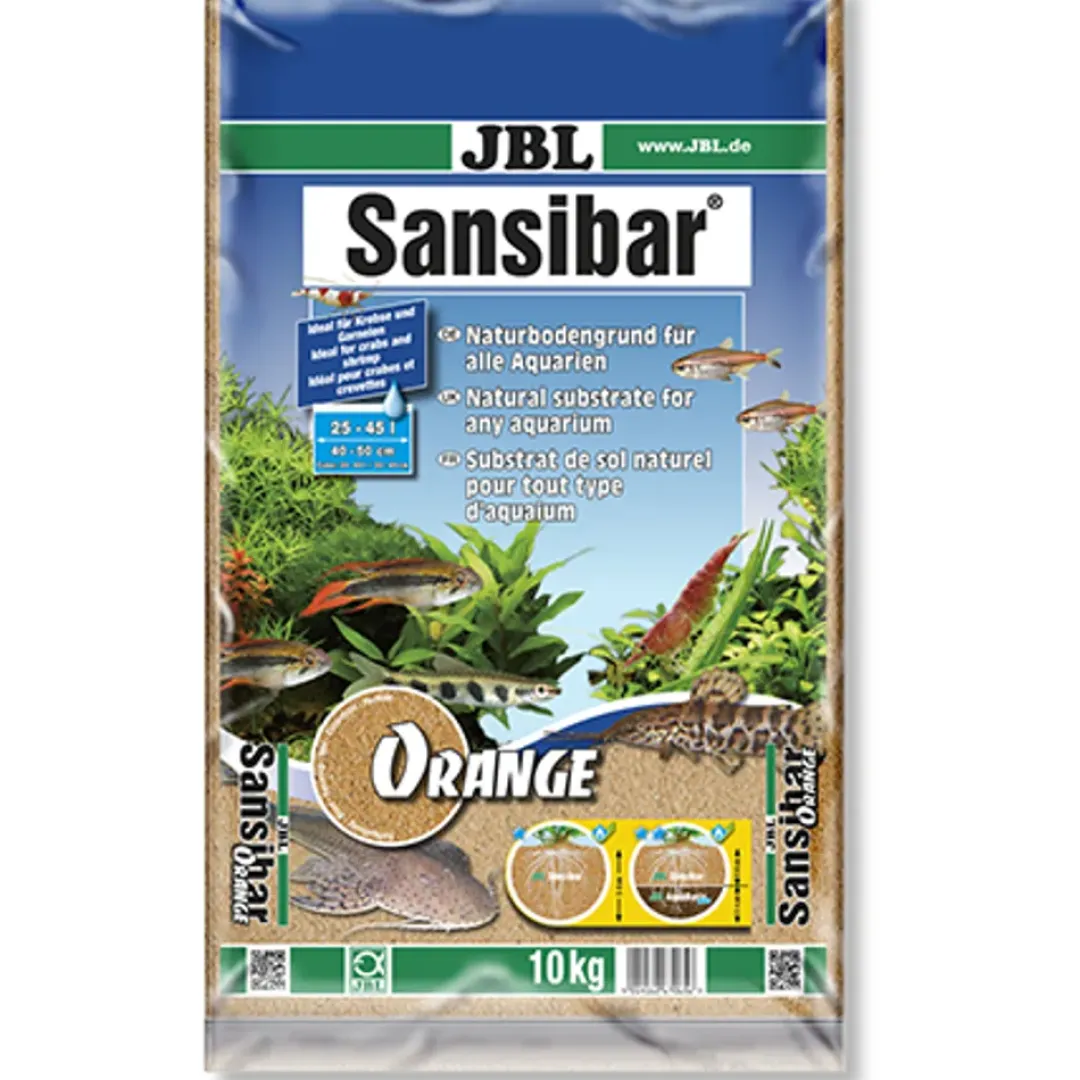 JBL Sansibar Orange 10 kg Akvariegrus