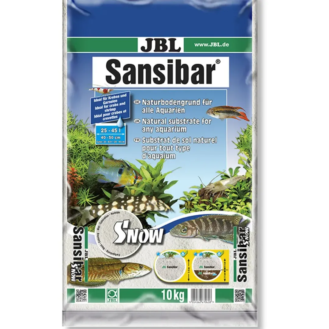 JBL Sansibar Snow 5 kg Akvariegrus