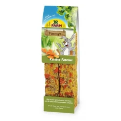 JR Farm Ys Gnaverstænger Gulerod/Fennikel 160 g