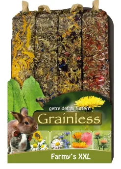 JR Farm ys Grainless Gnaverstænger XXL - Blomster 4 pak