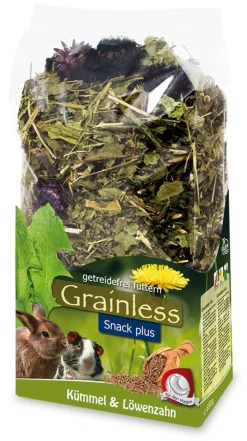 JR Farm JR Grainless PLUS Kommen/Mælkebøtte 100 g