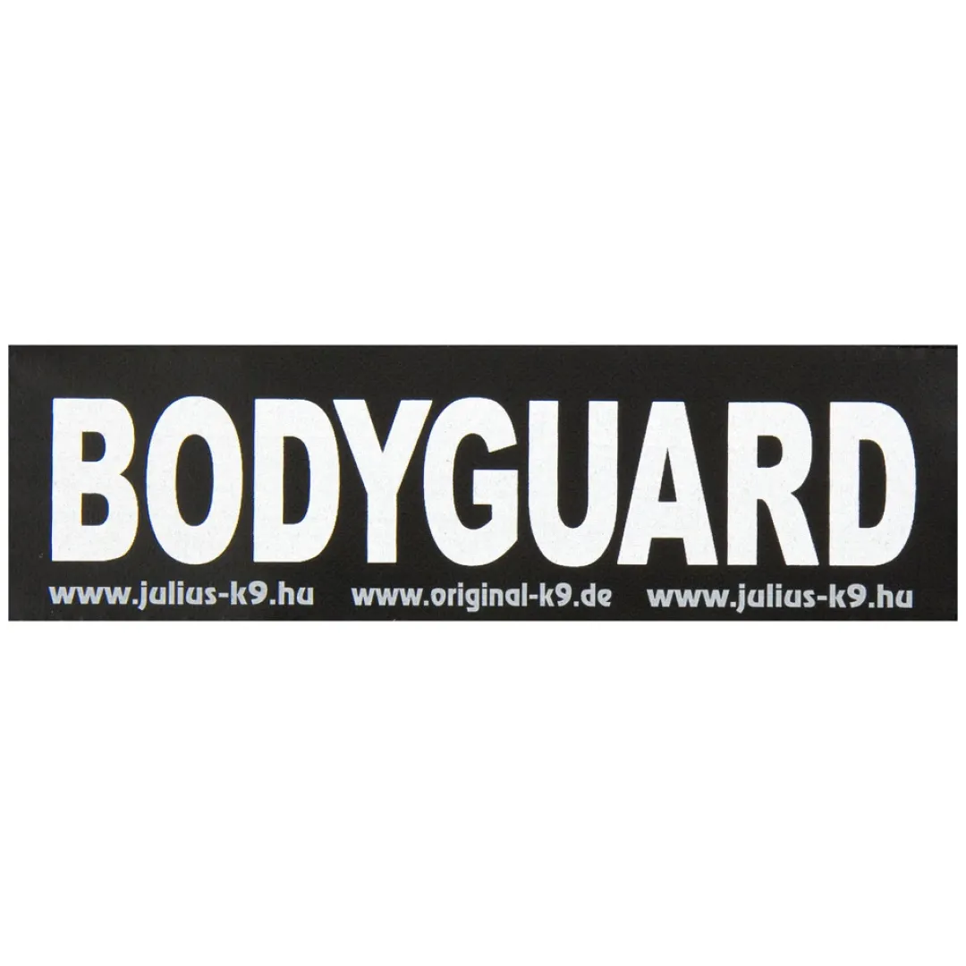 Julius K9 hundeskilt BODYGUARD stor