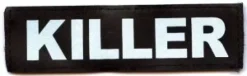 Julius K9 hundeskilt KILLER stor