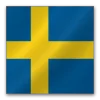 Julius K9 hundeskilt Svensk flag lille
