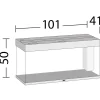 Juwel Akvarium Rio 180 L Eg 101x41x50 cm