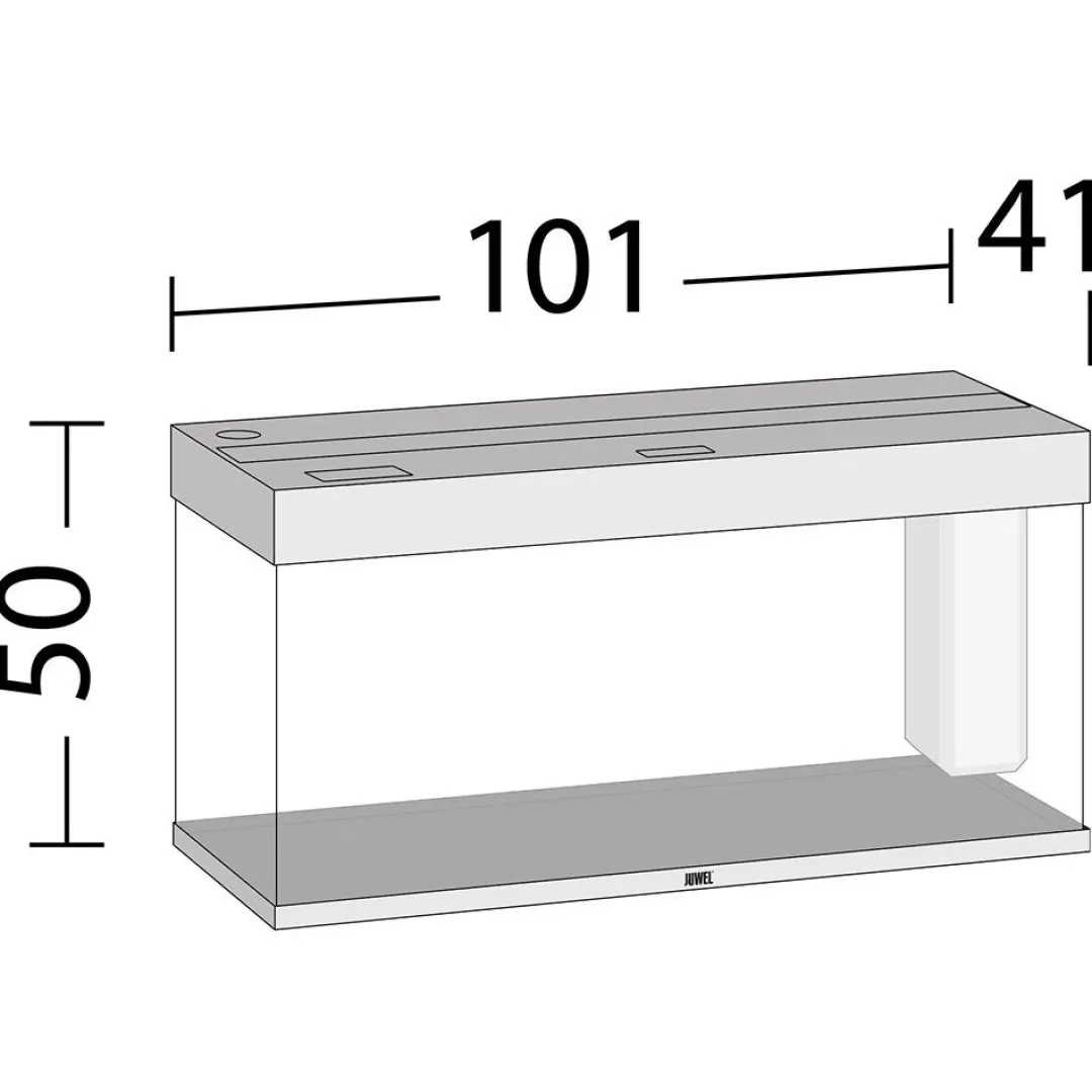 Juwel Akvarium Rio 180 L Eg 101x41x50 cm