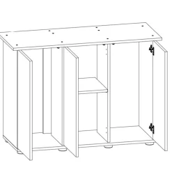 Juwel Akvarium Juwel Akv. Bord/skab Sbx Eg 151x51x80 cm Rio 450 L