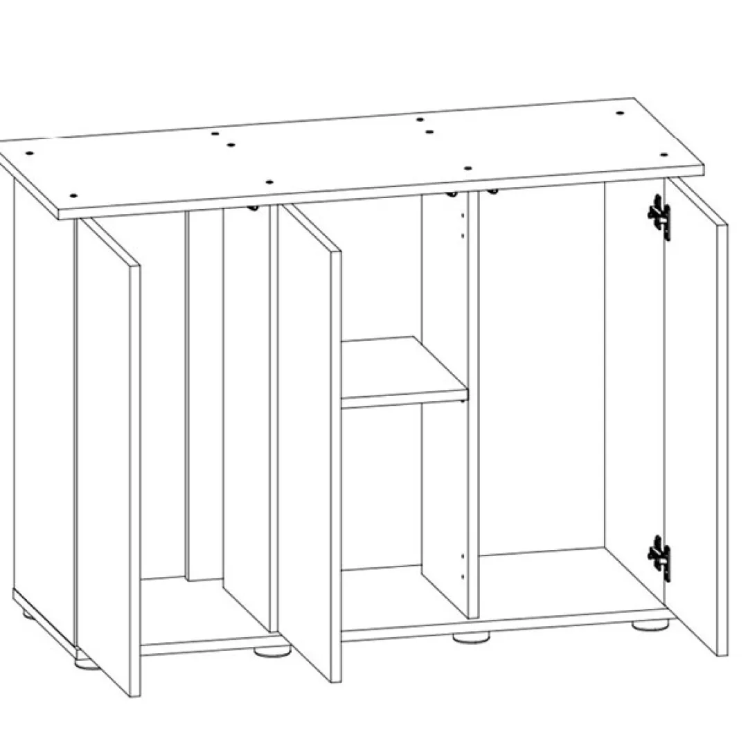 Juwel Akvarium Juwel Akv. Bord/skab Sbx Hvid 151x51x80 cm Rio 450 L