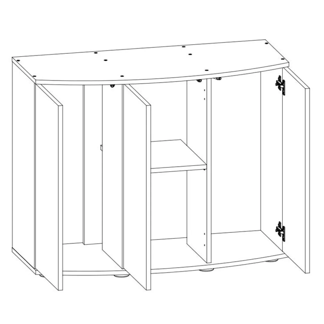 Juwel Akvarium Juwel Akv. Bord/skab Sbx 450 151x61x80 cm Vision 450 Liter Hvid