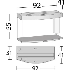 Juwel Akvarium Juwel Aquarium VISION 180 Hvid
