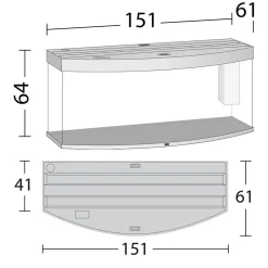 Juwel Akvarium Juwel Aquarium VISION 450 LED Eg