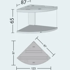Juwel Akvarium Juwel Trigon 190 LED Eg Aquarium