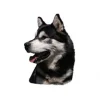 KW Hunde og Katteartikler Klistermærke af Alaskan Malamute Hoved Mini