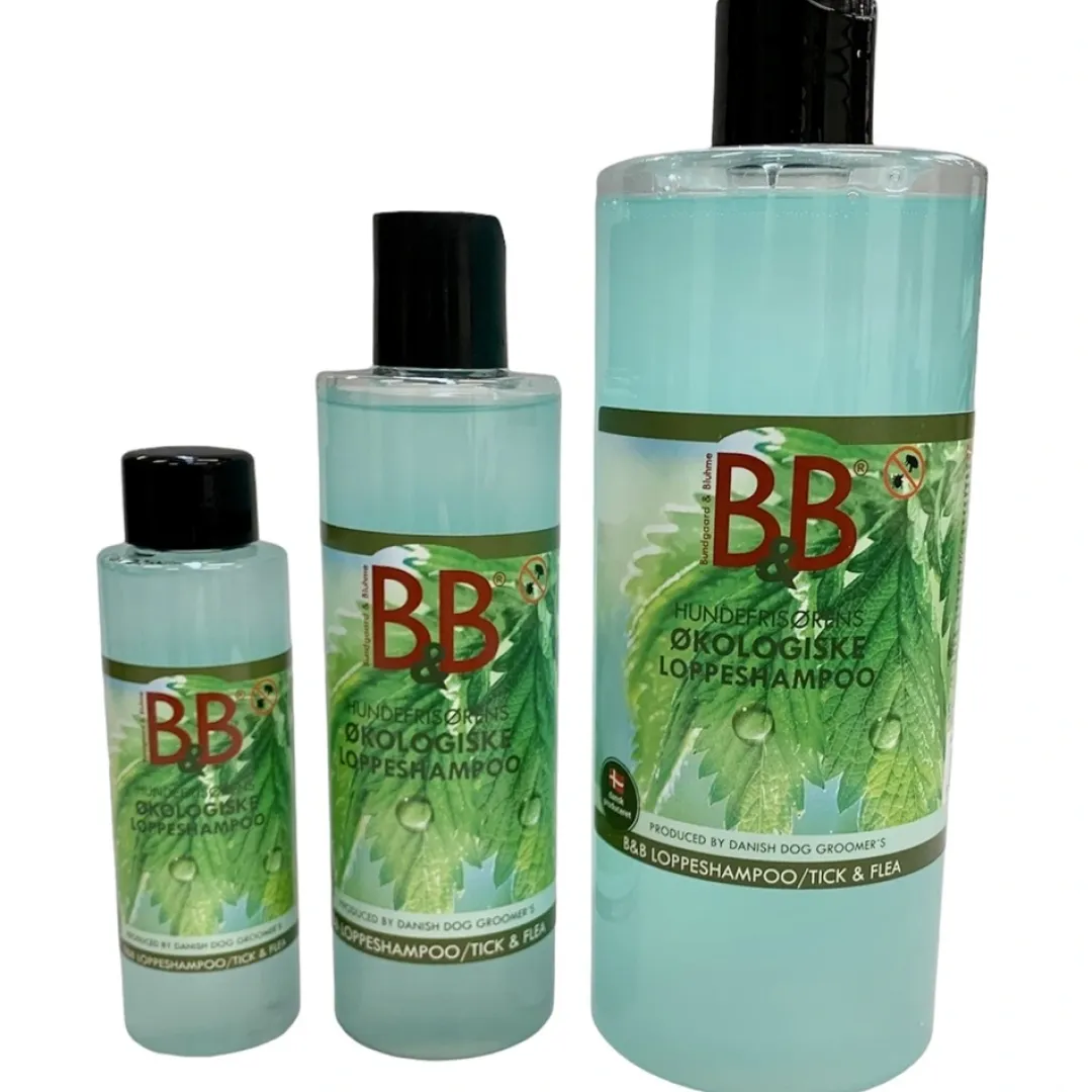 B&B Økologisk Hundeshampoo Økologisk Loppeshampoo til hund 250 ml