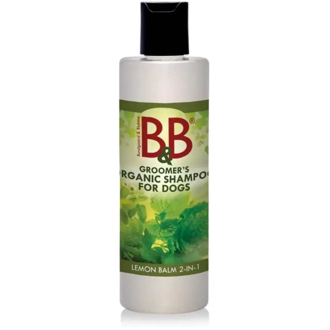B&B Økologisk Hundeshampoo Økologisk Melisse 2-i-1 Shampoo til hund 250 ml