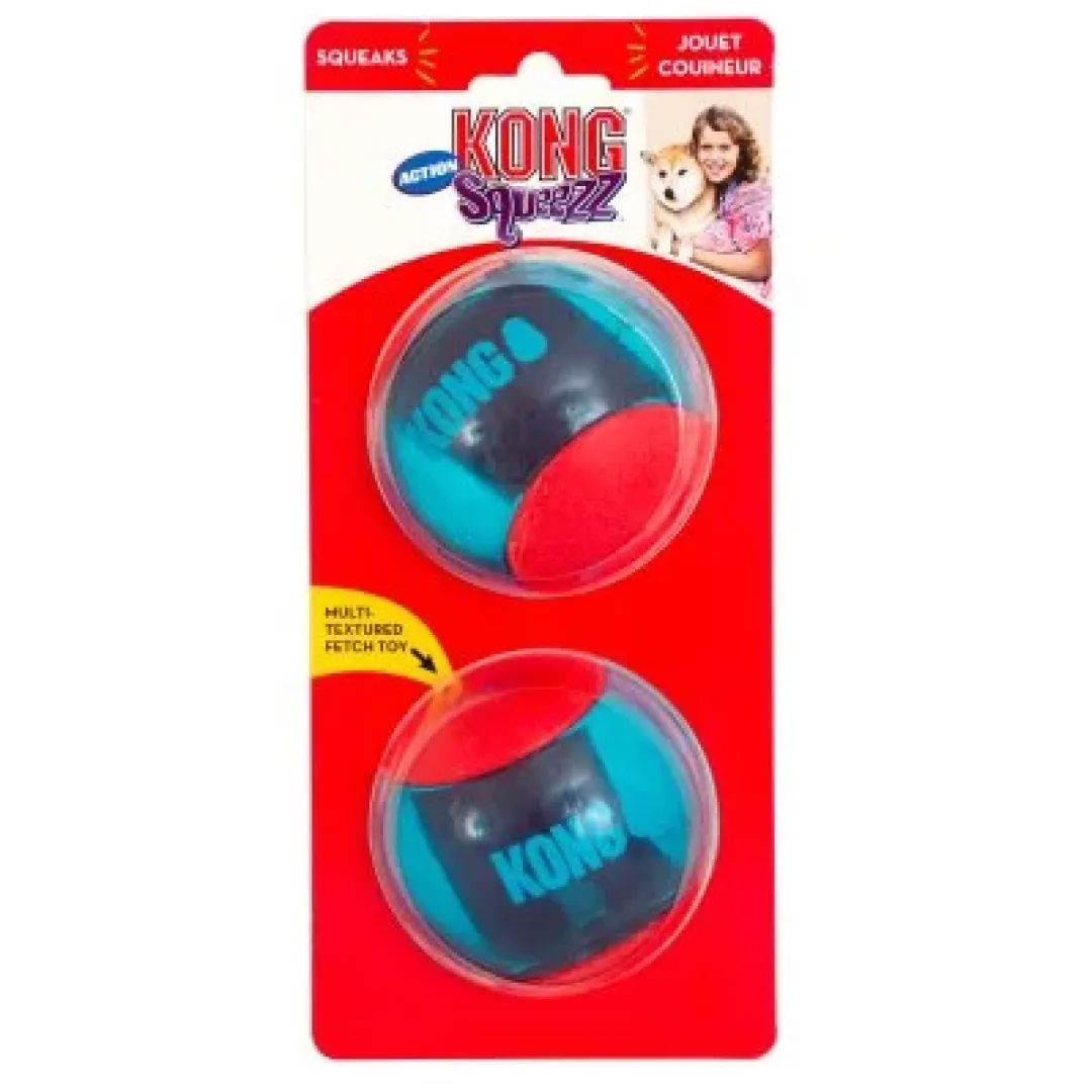 Kong Action Bold stor - farverig bold til store hunde