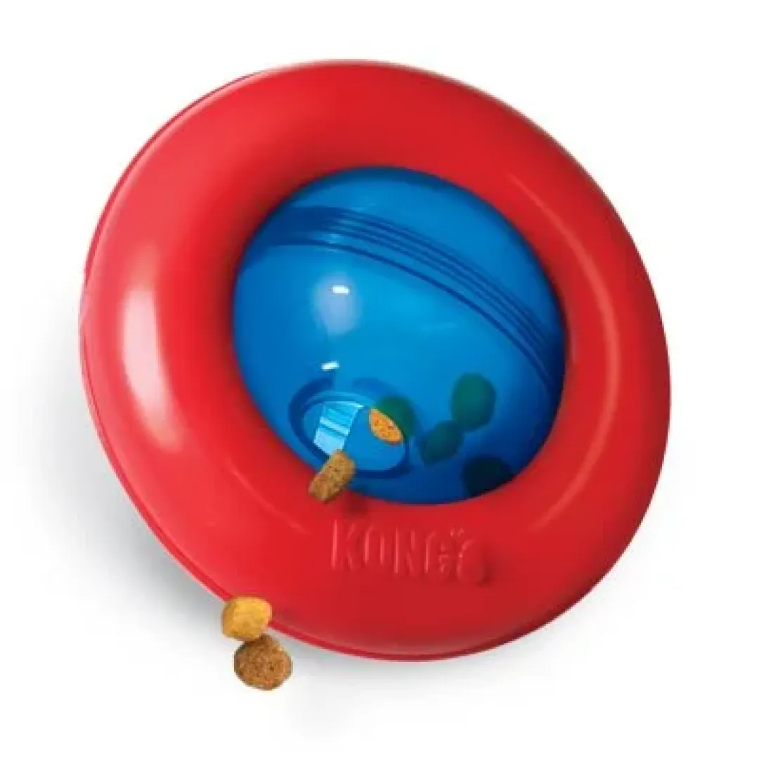 Kong Gyro Large Ø17x9,5 cm - snackbold til store hunde