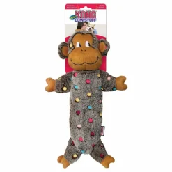 Kong Hundelegetøj LowStuff Monkey Grå L 40 cm - abe bamse til hunde