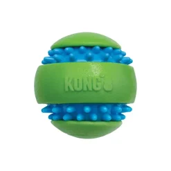 Kong Hundelegetøj Squeezz Goomz Ball Grøn XL 9 cm - pivebold med struktur