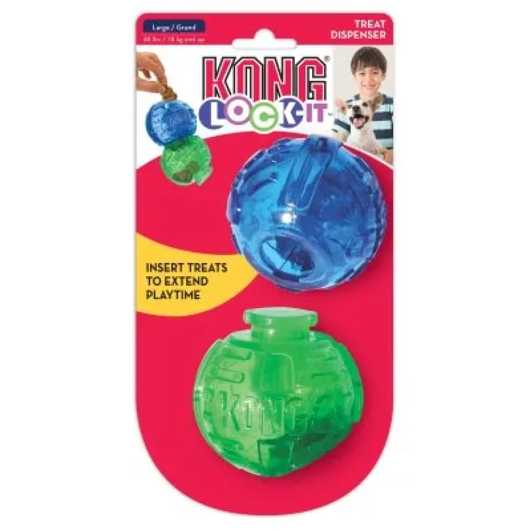 Kong Lock it Large - snackbold til store hunde