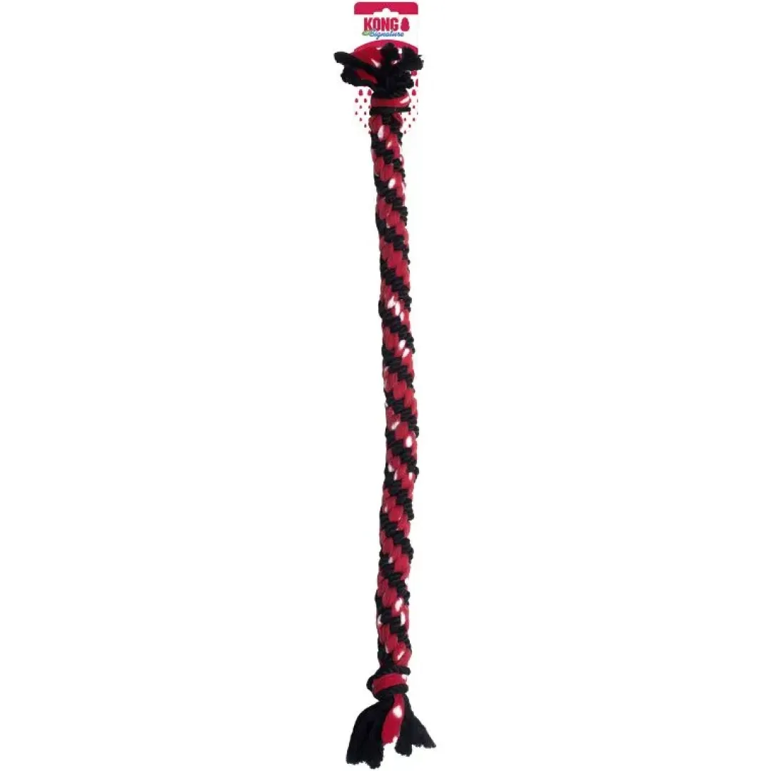 Kong Signature Dobbelt Knude 110 cm Flerfarvet - hundelegetøj