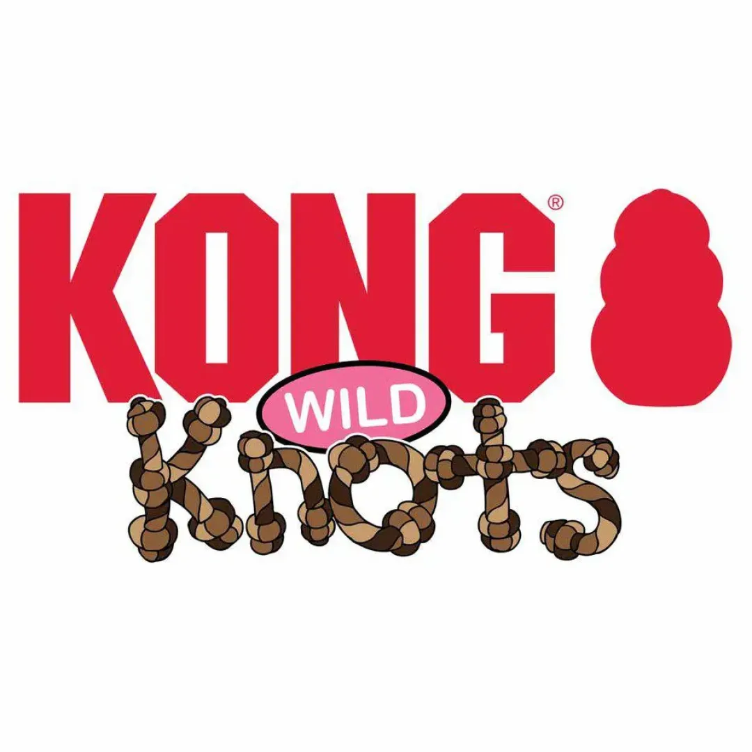 Kong Wild Knots Tiger M/L 26x25,5x11 cm - bamse til hunde