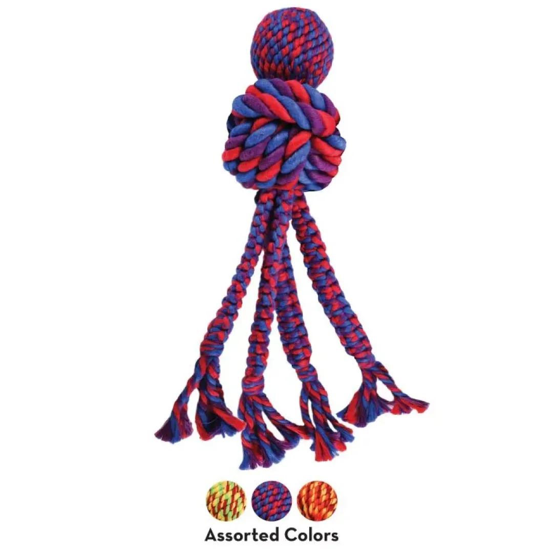 Kong Wubba Weaves S 26 cm Mix - hundelegetøj